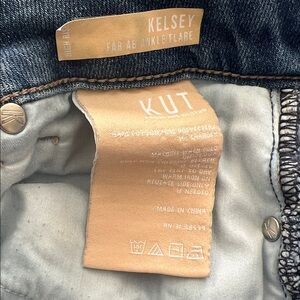 Kut from the Kloth Kelsey Fab Ab Ankle Flare Jeans
